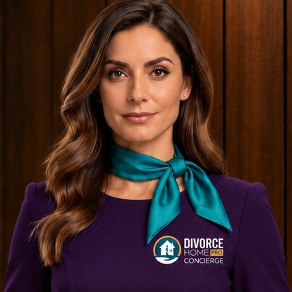 Clara, in the Divorce Home Pro Concierge uniform